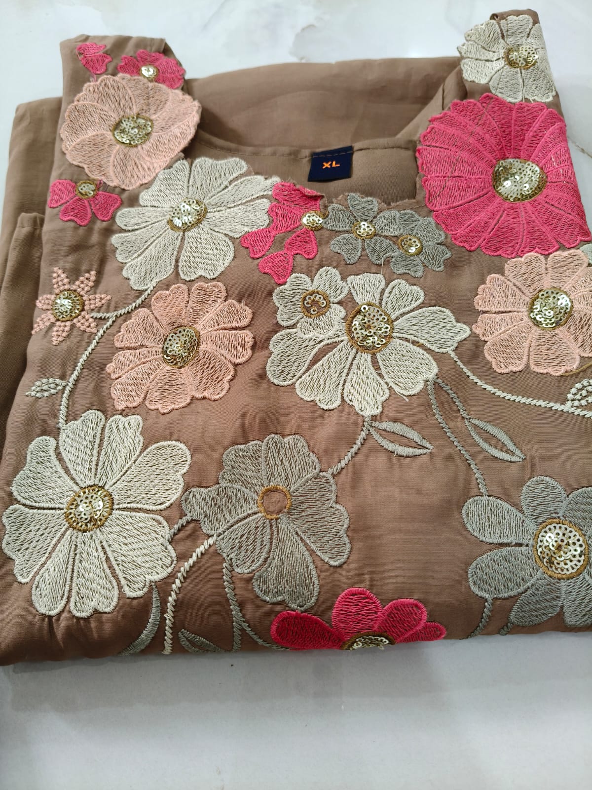 Kiwi Color 3 Pc Kurti Set - Image 3