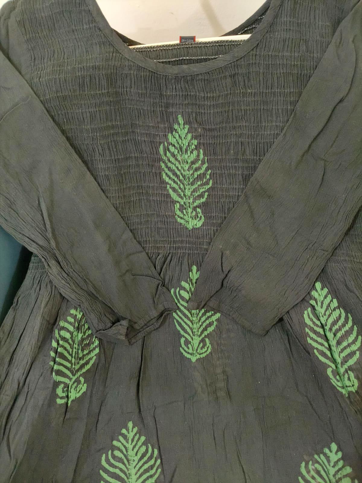 Black Elastic Frock - Image 3