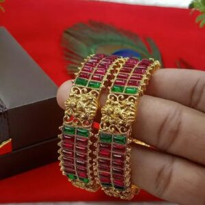 Temple finish kada bangle