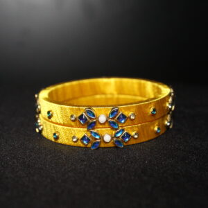 YELLOW SILK THREAD BANGLES